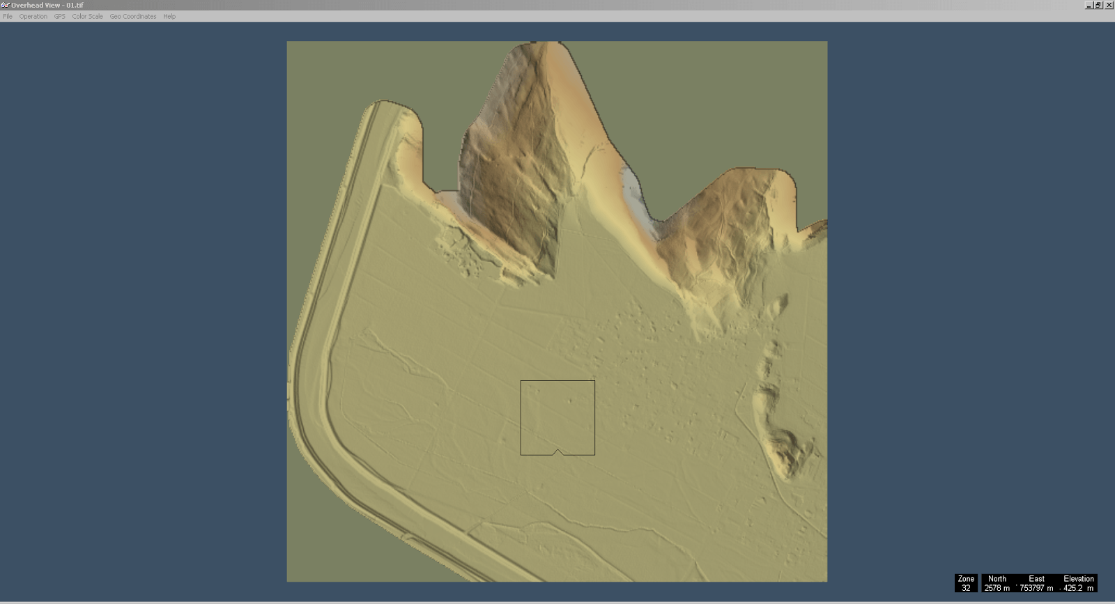 Relief von Liechtenstein aus swissALTI3D-Daten