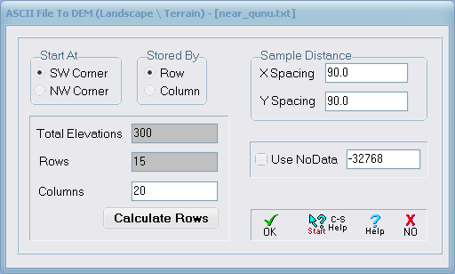 Screenshot des Import TXT-Datei Dialogs aus AccuTrans 3D
