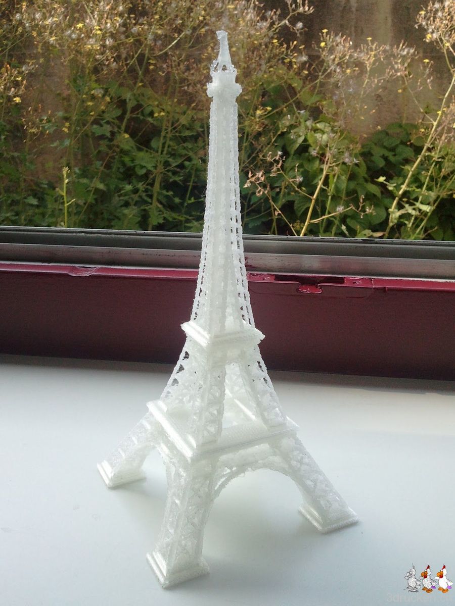 Eiffelturm mit netfabb cloud und KISSlicer