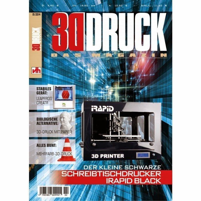 Zweite Ausgabe von 3D-Druck - Das Magazin